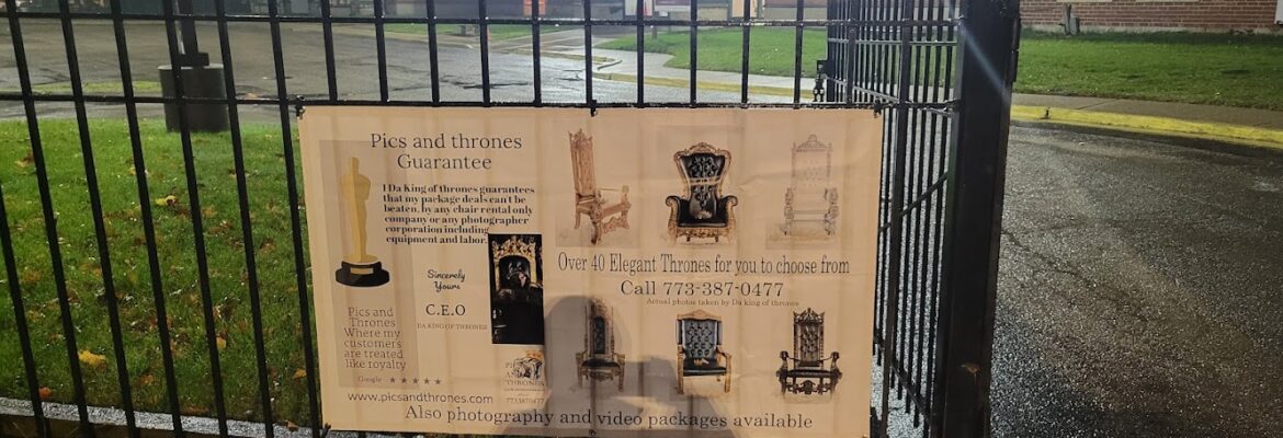 Pics and thrones throne chair ,photography,videography and 360 photobooth rental.